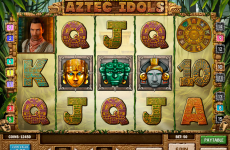 aztec idols playn go online slots 