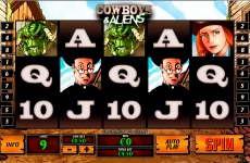cowboys and aliens playtech online slots 