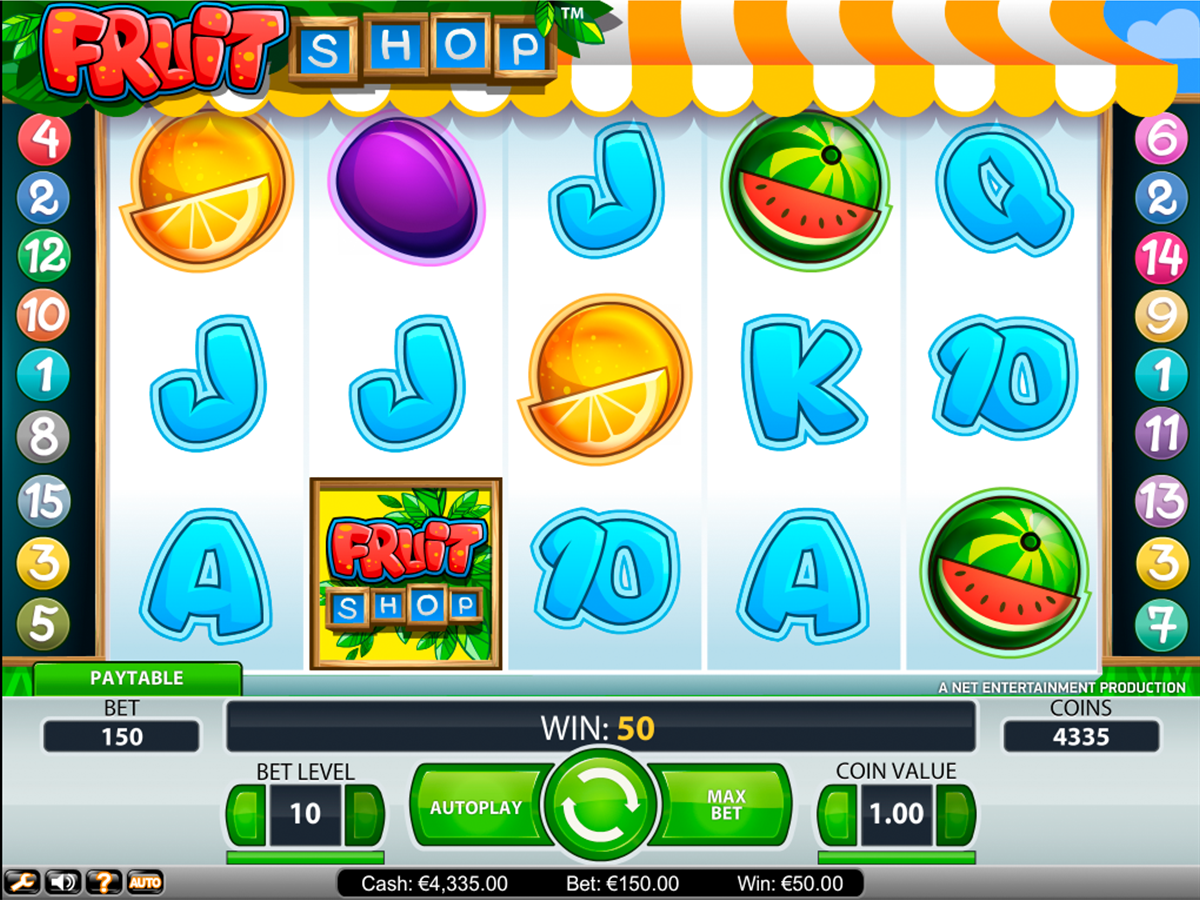 Free Fruit Shop Slot Machine Online
