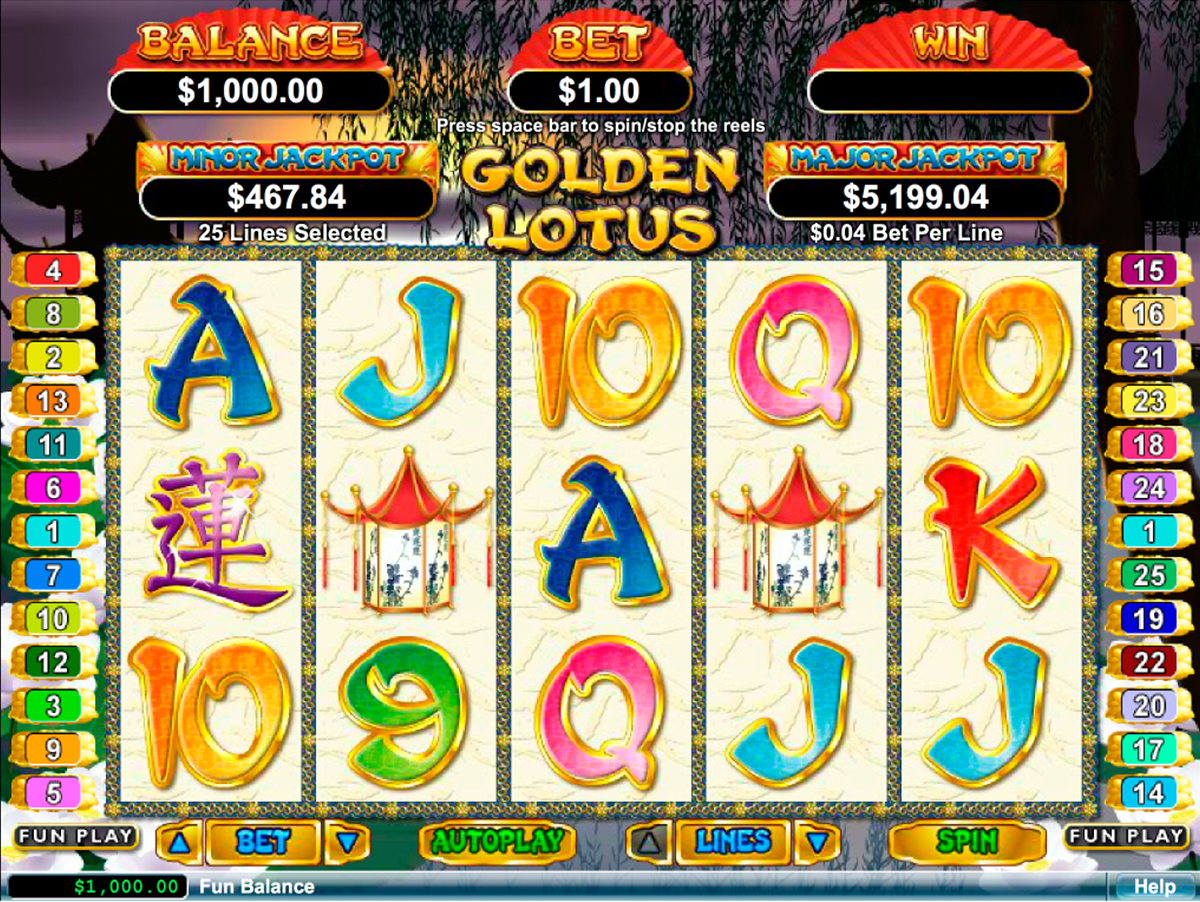 Play Golden Lotus Slot Online