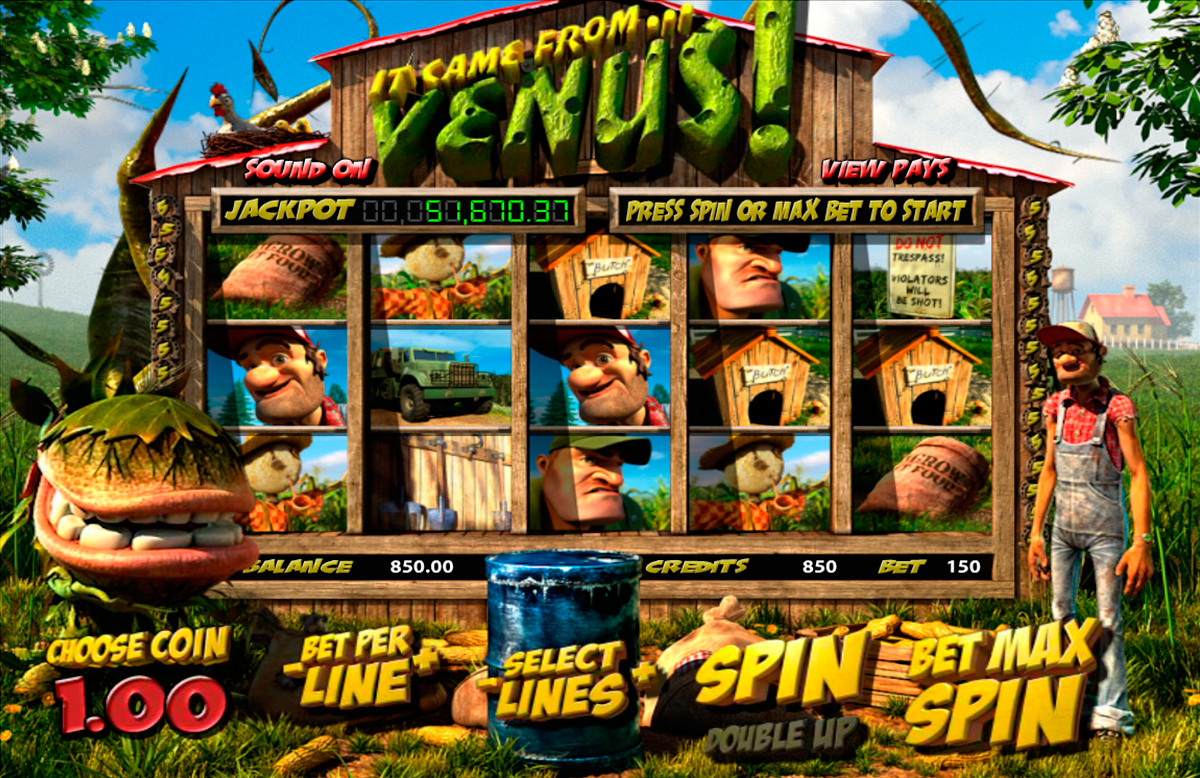 Relax With No Download It Came From Venus Slots