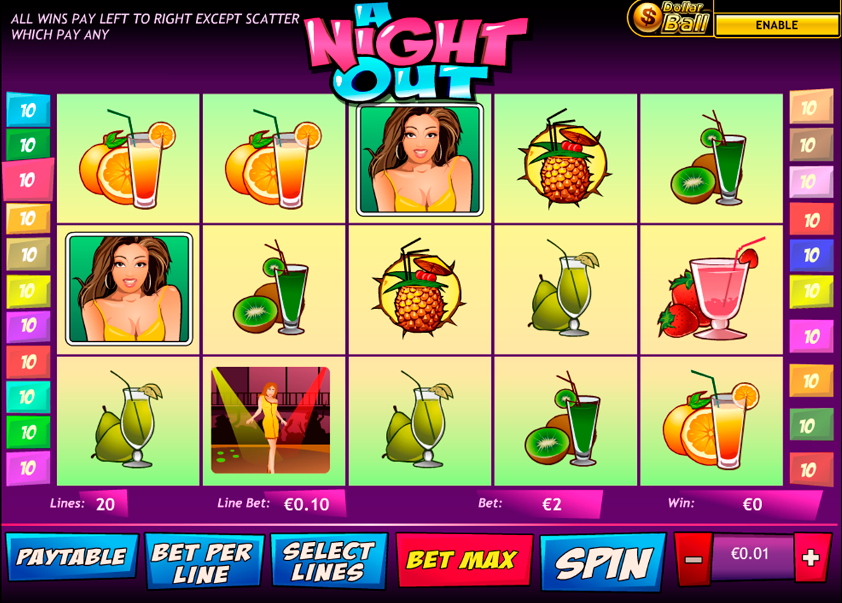 a night out playtech online slots 