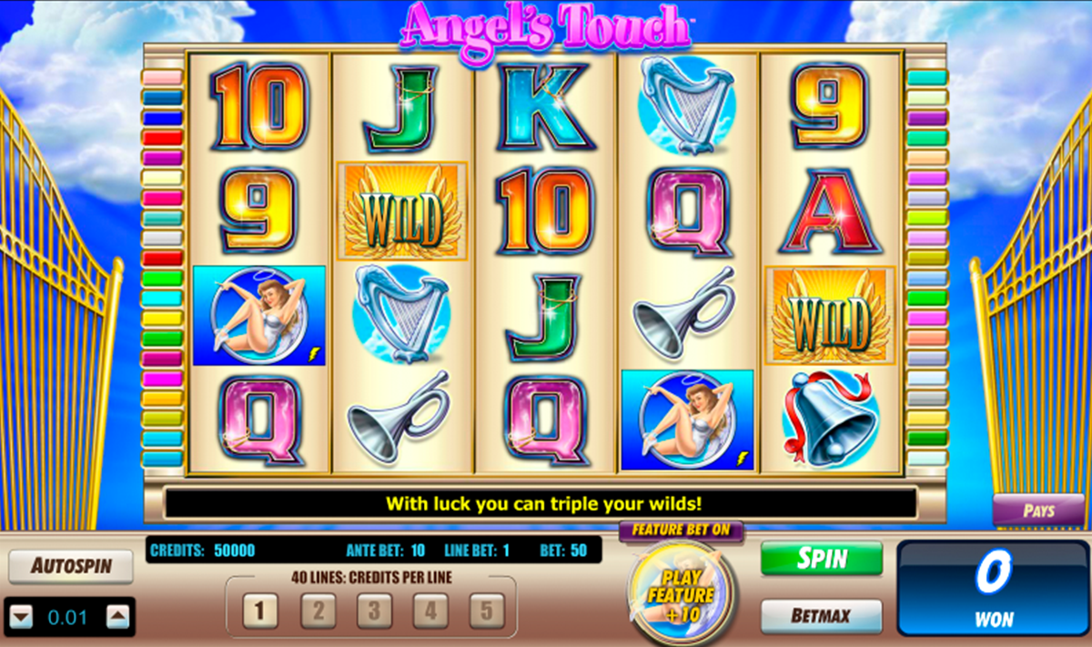 angels touch lightning box online slots 