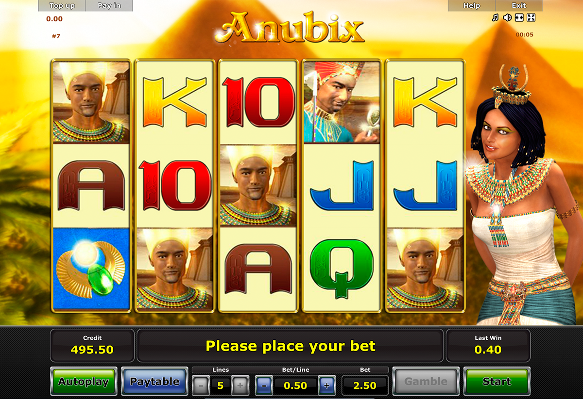 anubix novomatic online slots 