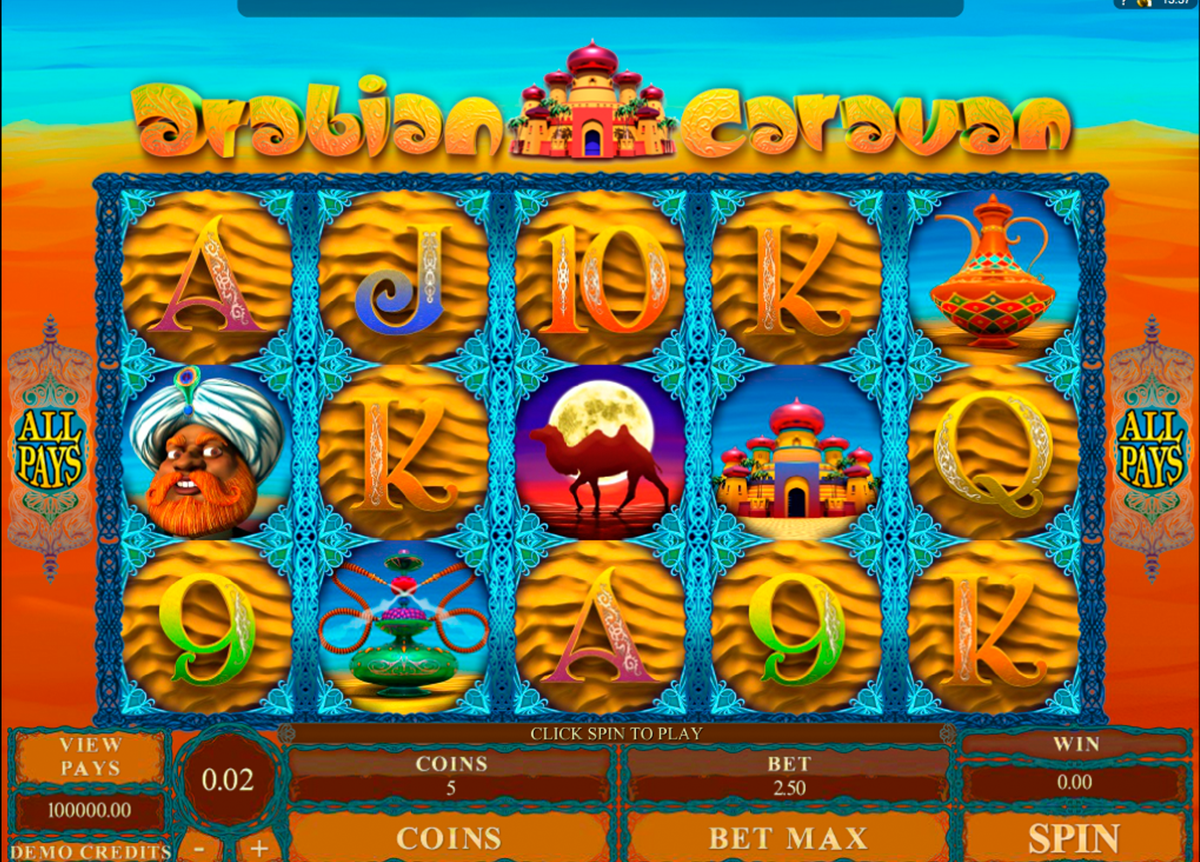 arabian caravan microgaming online slots 