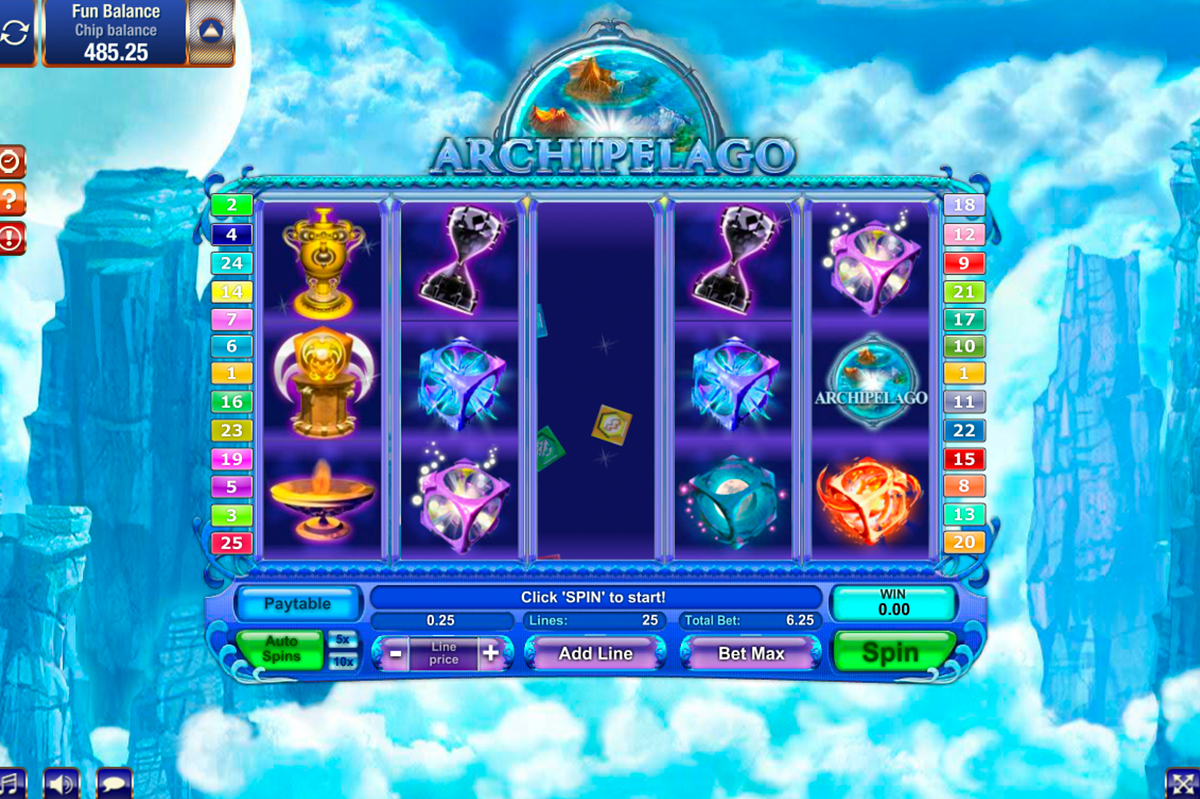 archipelago gamesos online slots 