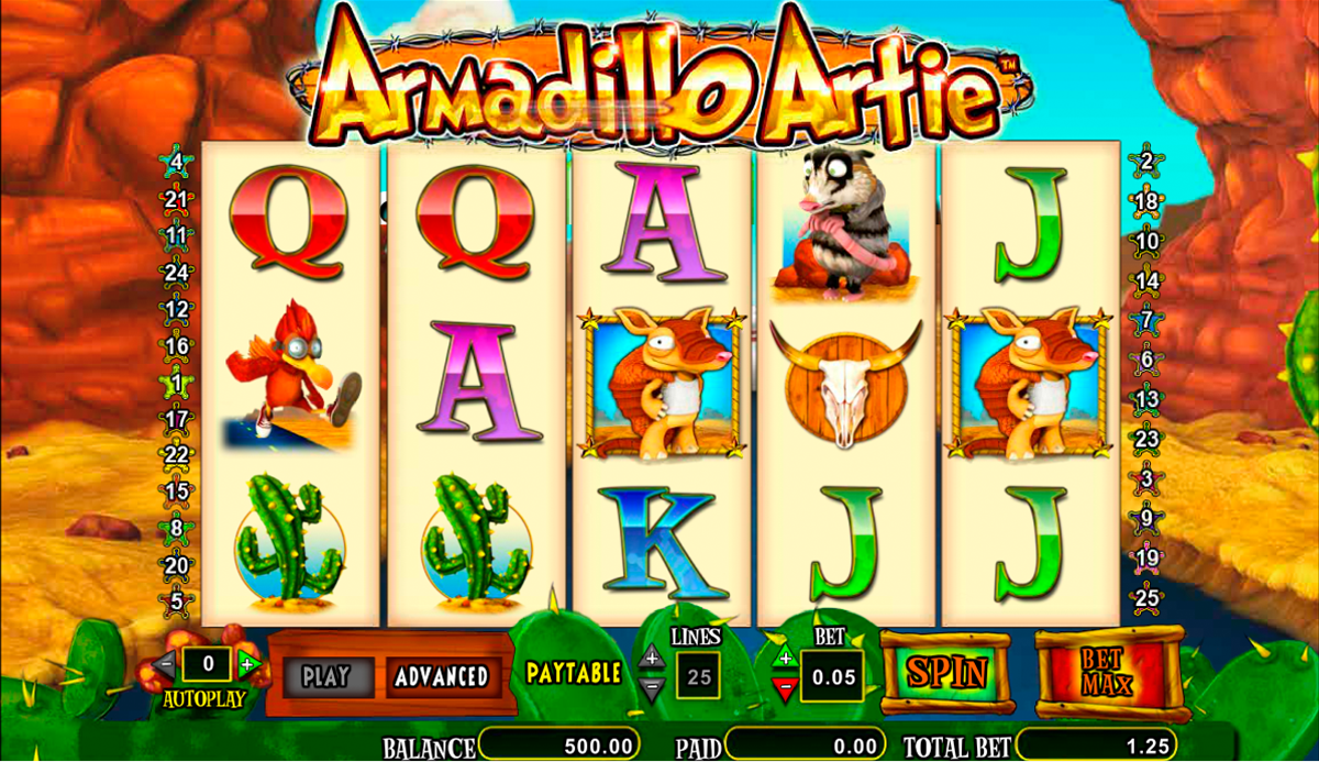 armadillo artie amaya online slots 