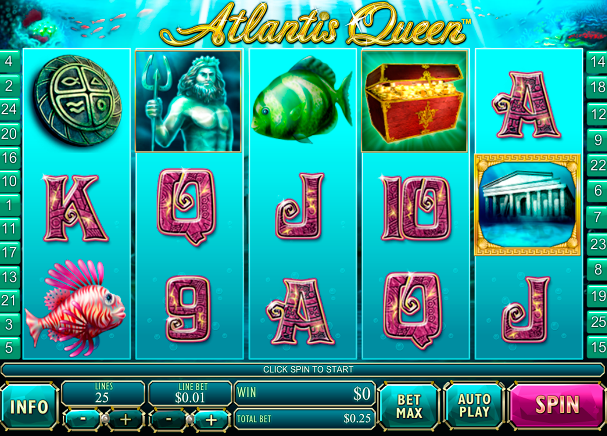 atlantis queen playtech online slots 