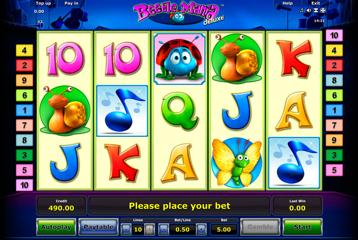 beetle mania deluxe novomatic online slots 