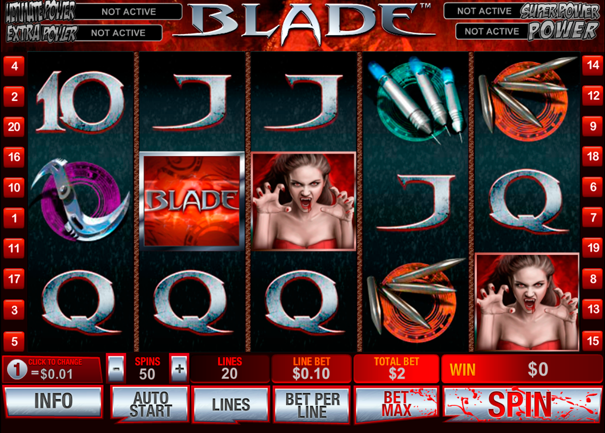 blade playtech online slots 