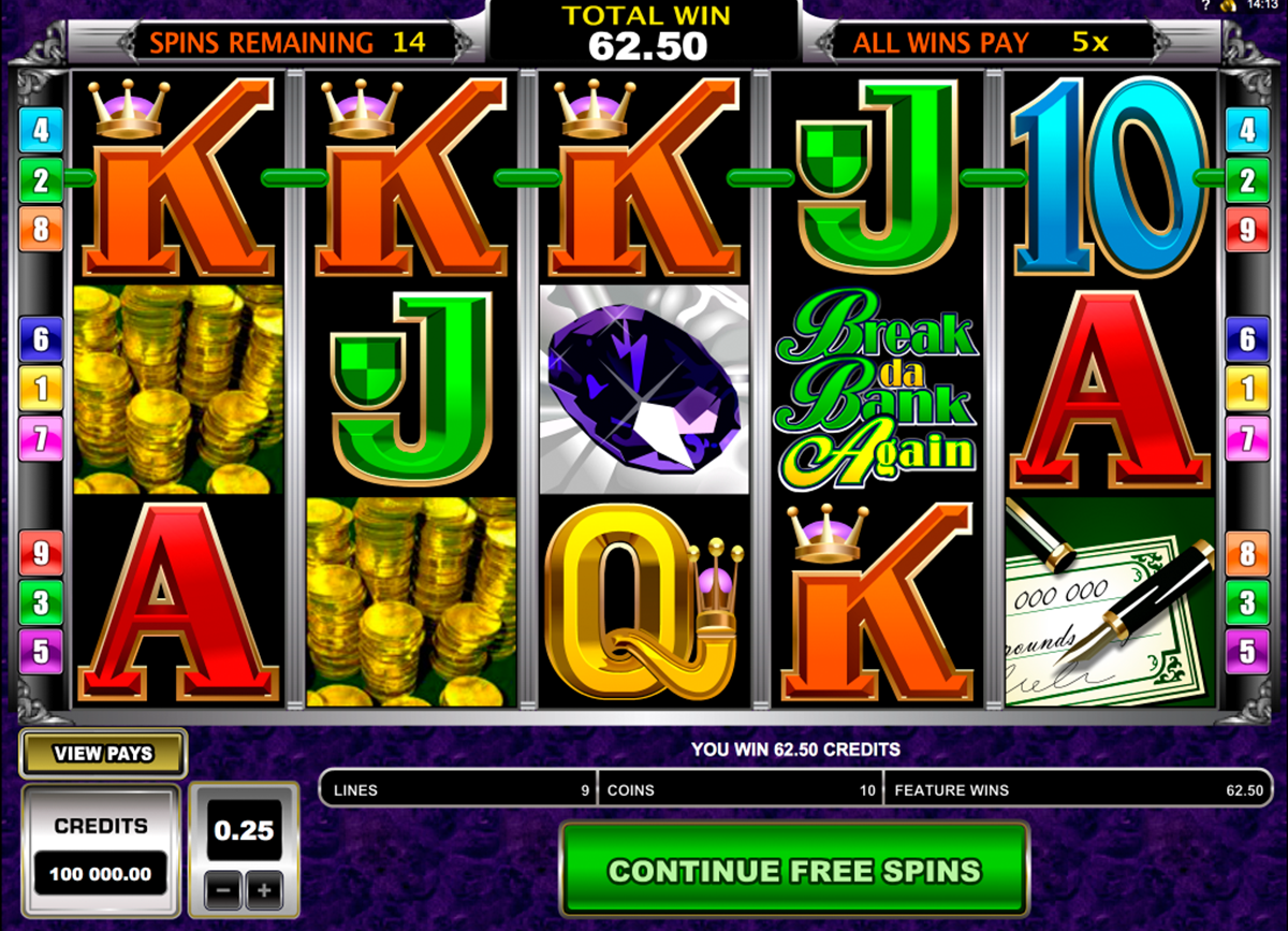 break da bank again microgaming online slots 