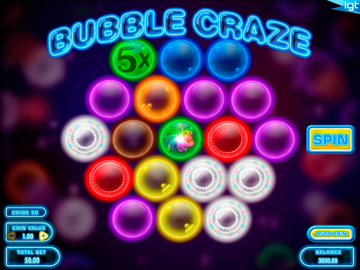 bubble craze igt online slots 