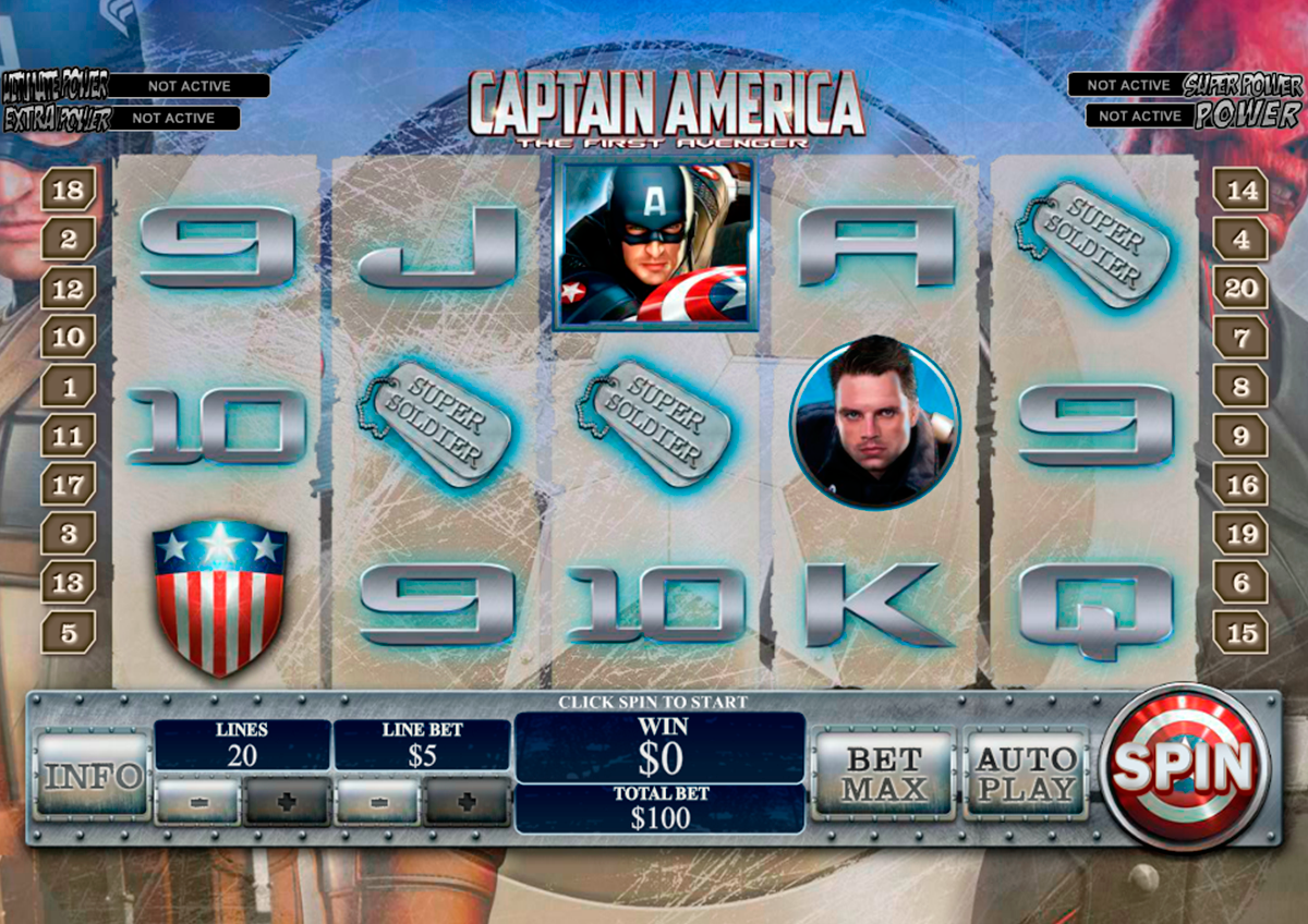 captain america playtech online slots 