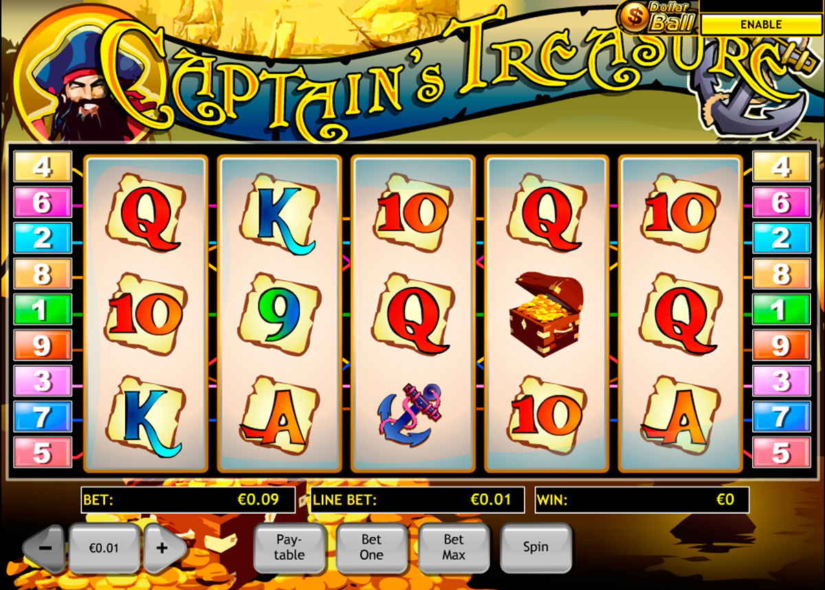 captains treasure playtech online slots 