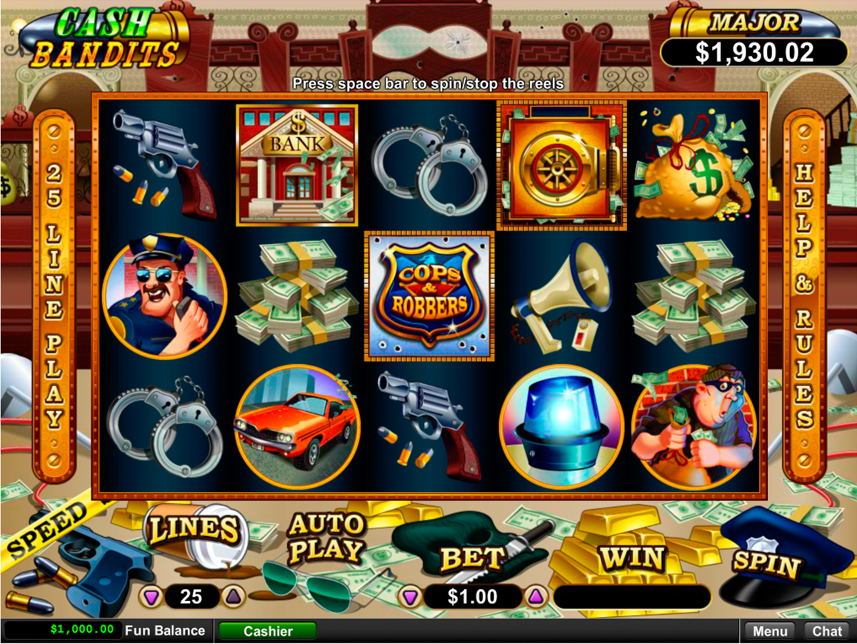 cash bandits rtg online slots 