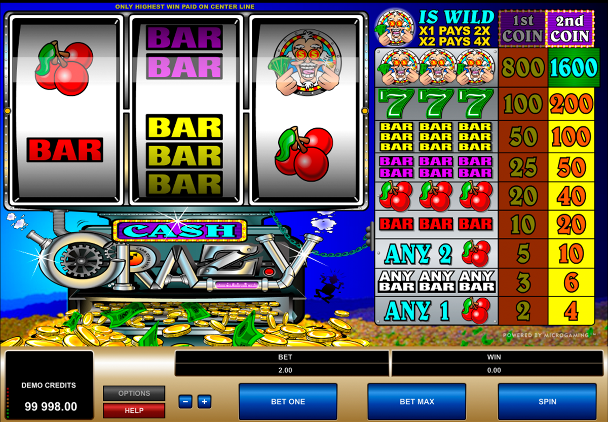 cash crazy microgaming online slots 