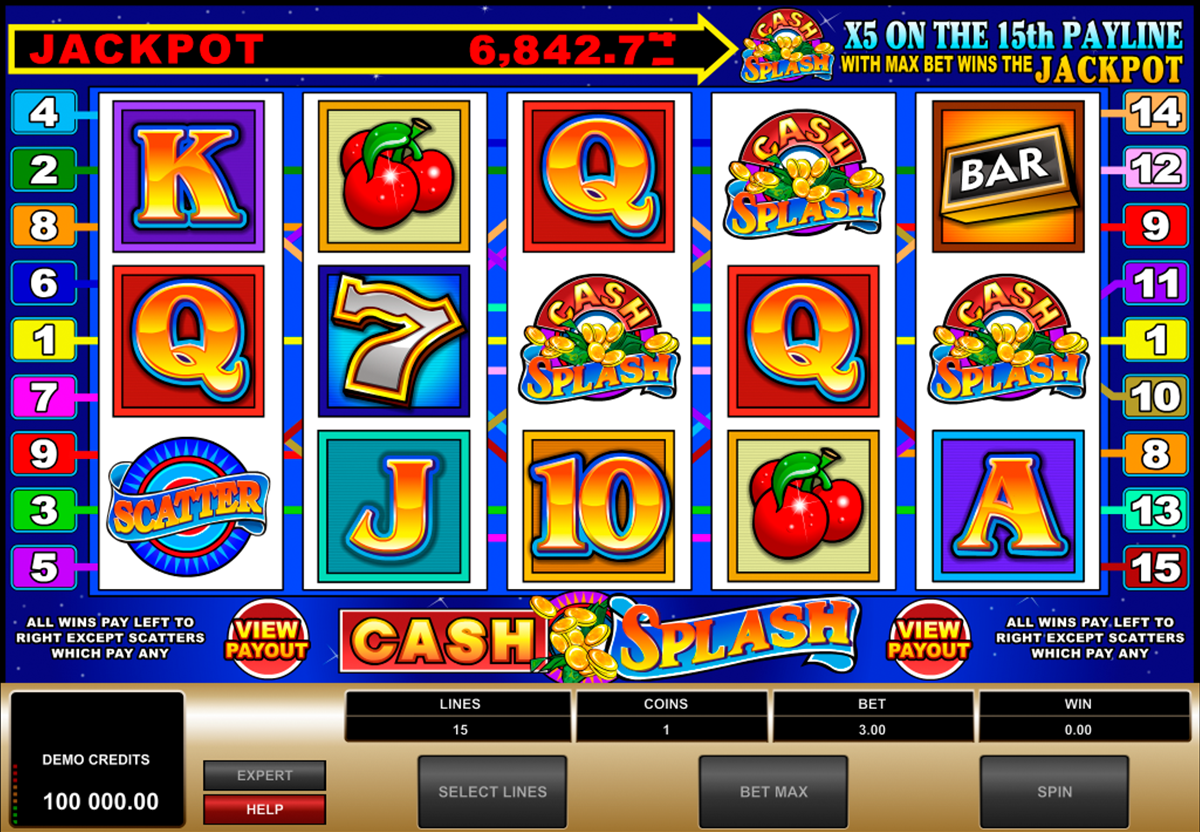 cashsplash video slot microgaming online slots 