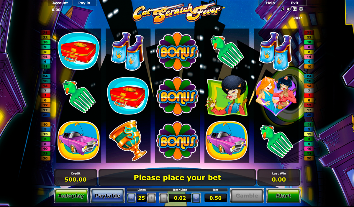 cat scratch fever novomatic online slots 