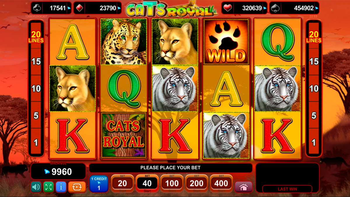 cats royal egt online slots 