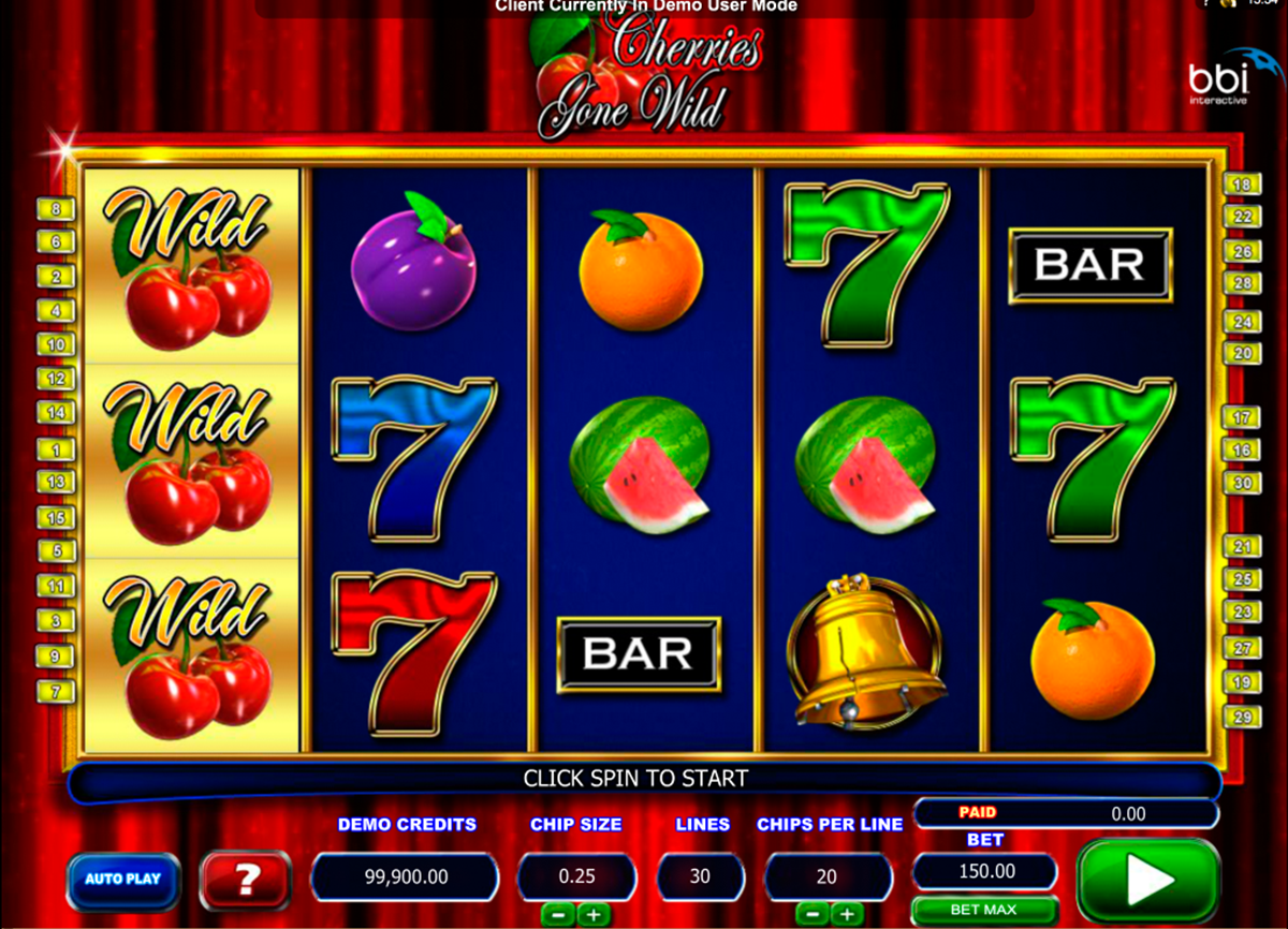 cherries gone wild microgaming online slots 