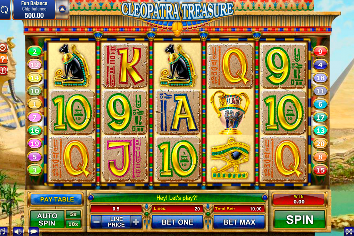 cleopatra treasure gamesos online slots 