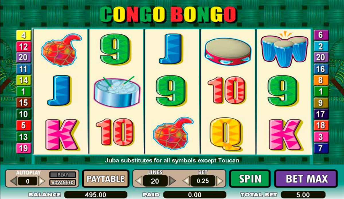 congo bongo amaya online slots 