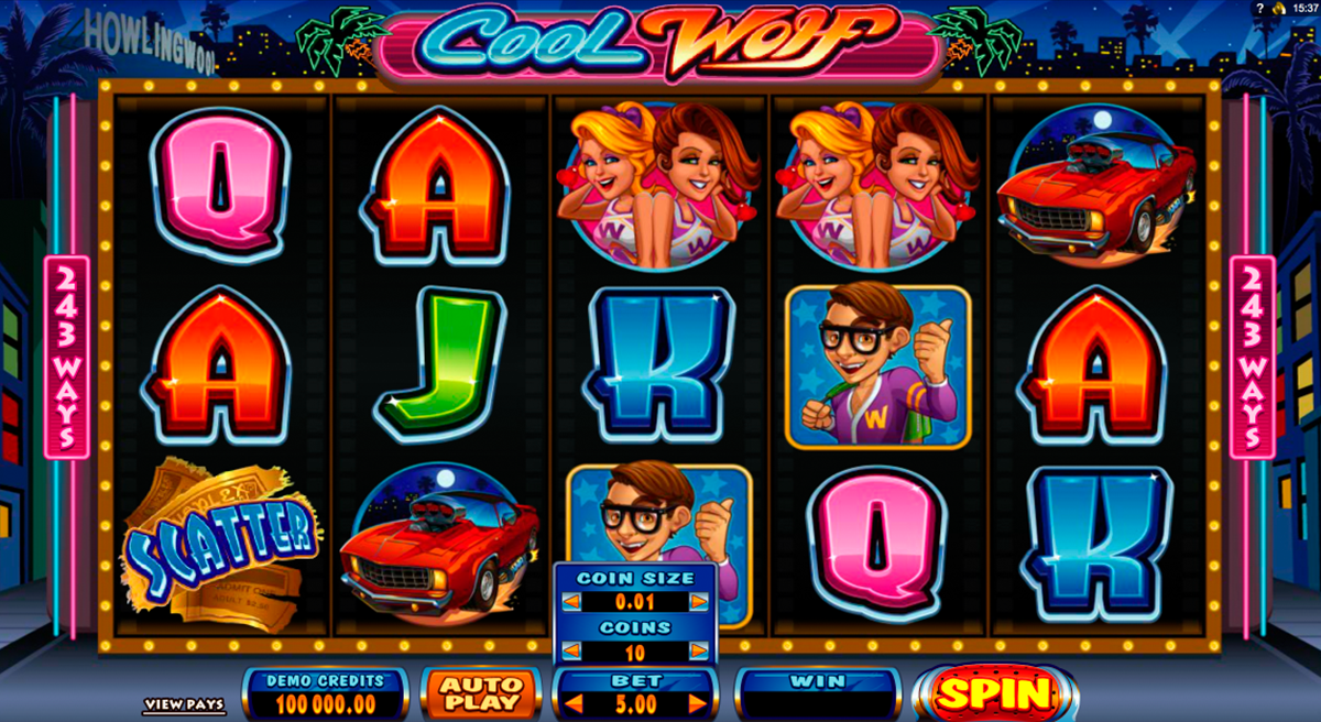 cool wolf microgaming online slots 