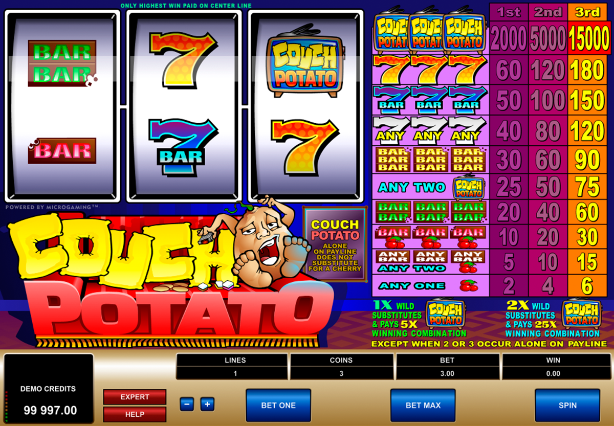 couch potato microgaming online slots 