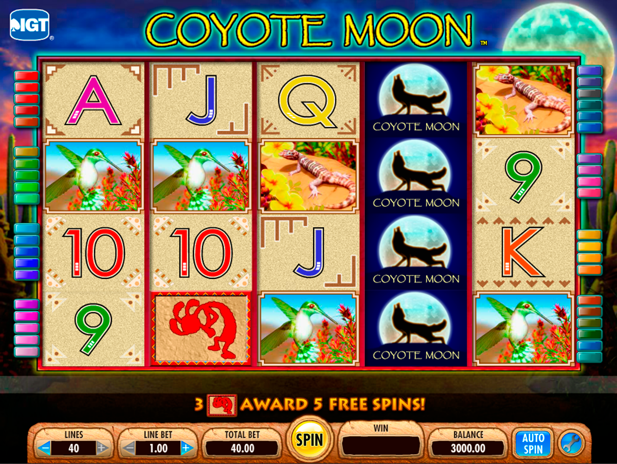 coyote moon igt online slots 