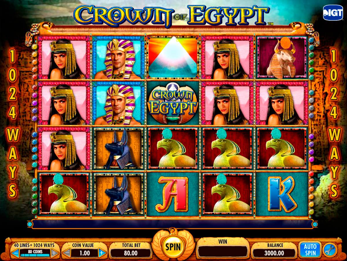 crown of egypt igt online slots 