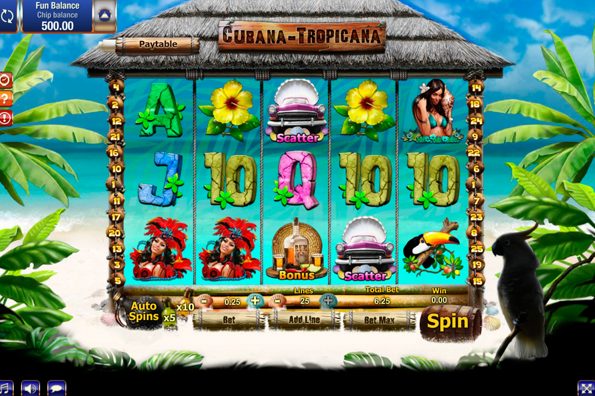 cubana tropicana gamesos online slots 