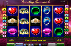 dazzling diamonds novomatic online slots 