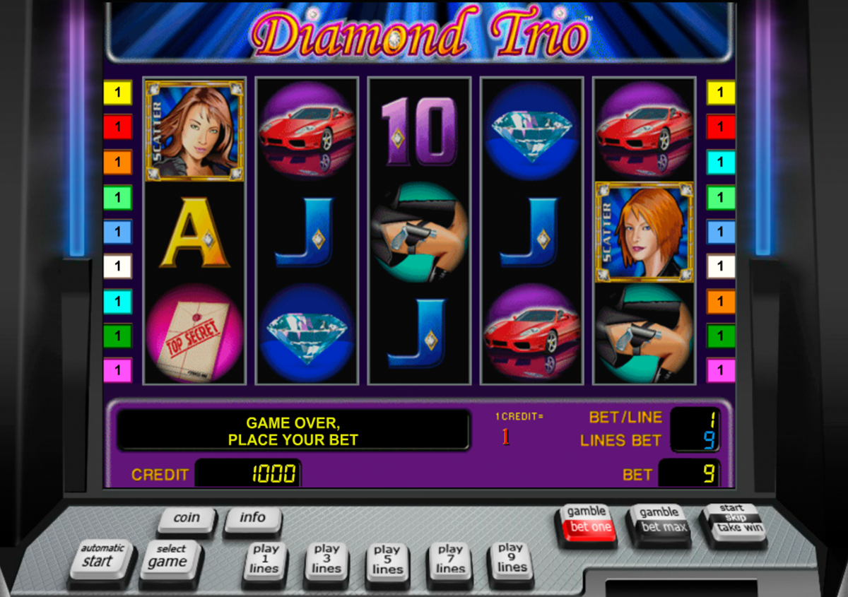 diamond trio novomatic online slots 