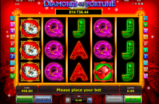 diamonds of fortune novomatic online slots 