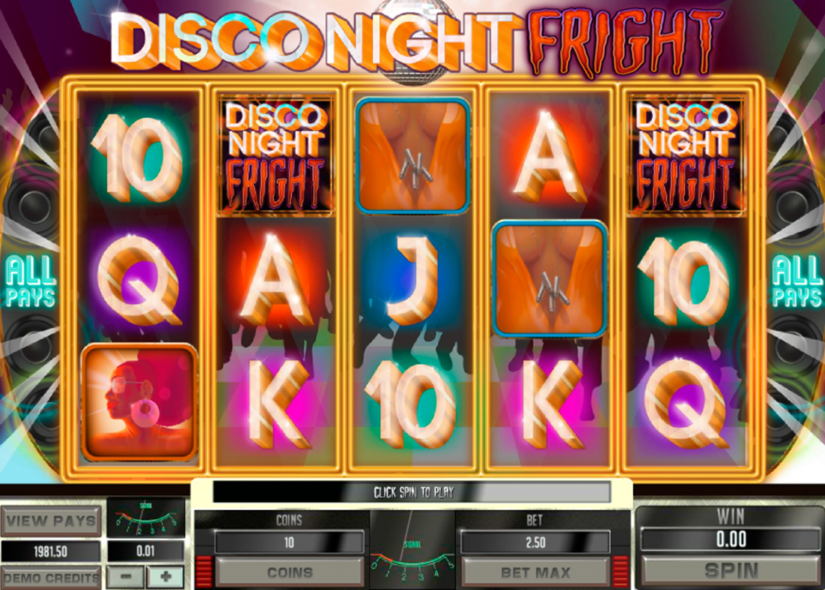 disco night fright genesis online slots 