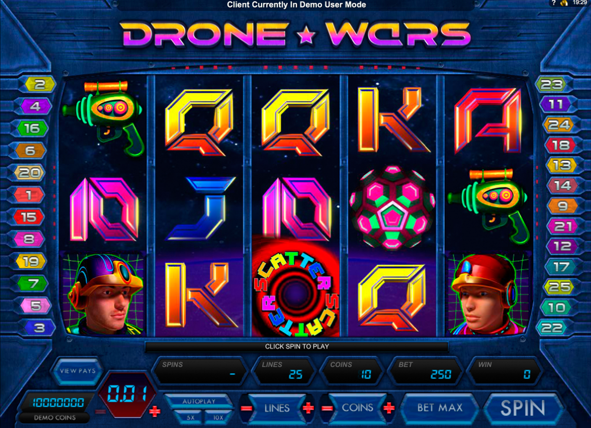 drone wars microgaming online slots 