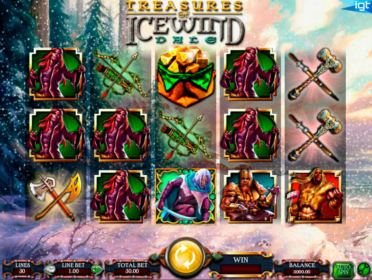 dungeons and dragons treasures of icewind dale igt online slots 