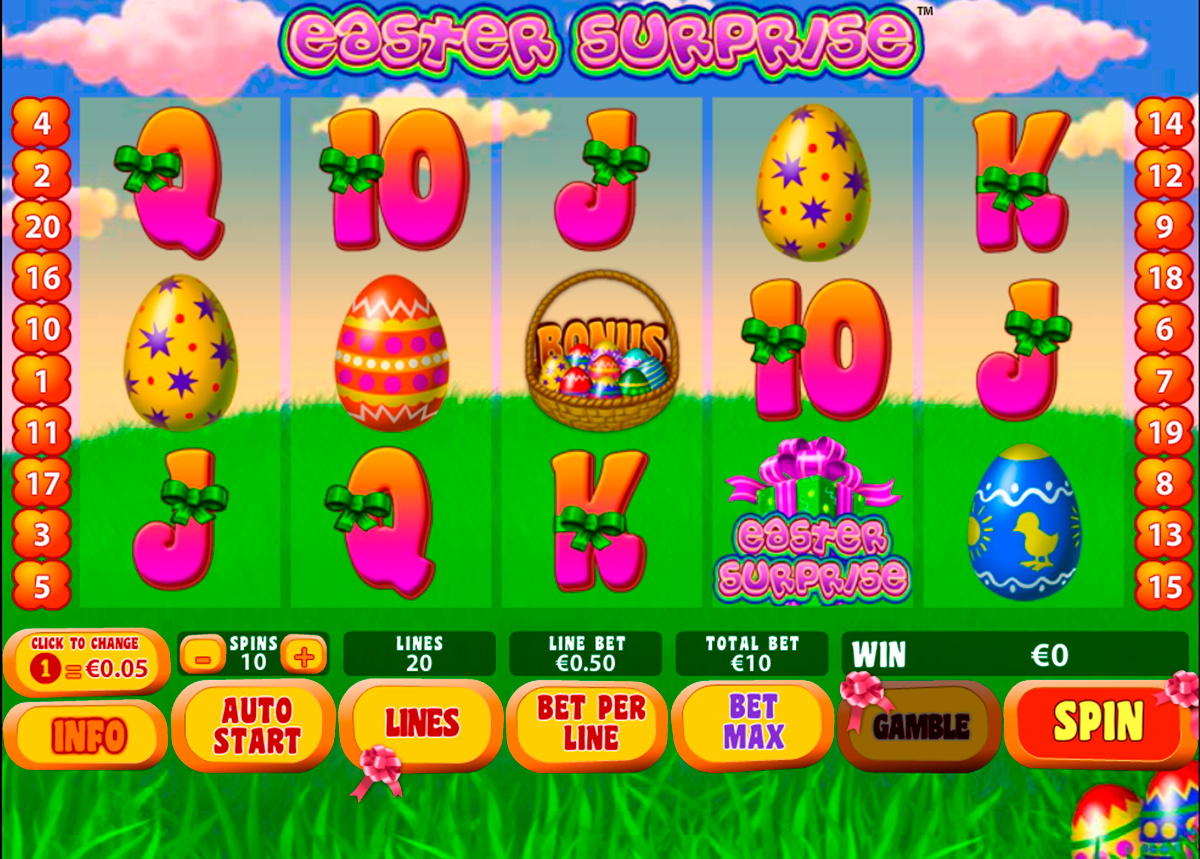 easter surprise playtech online slots 