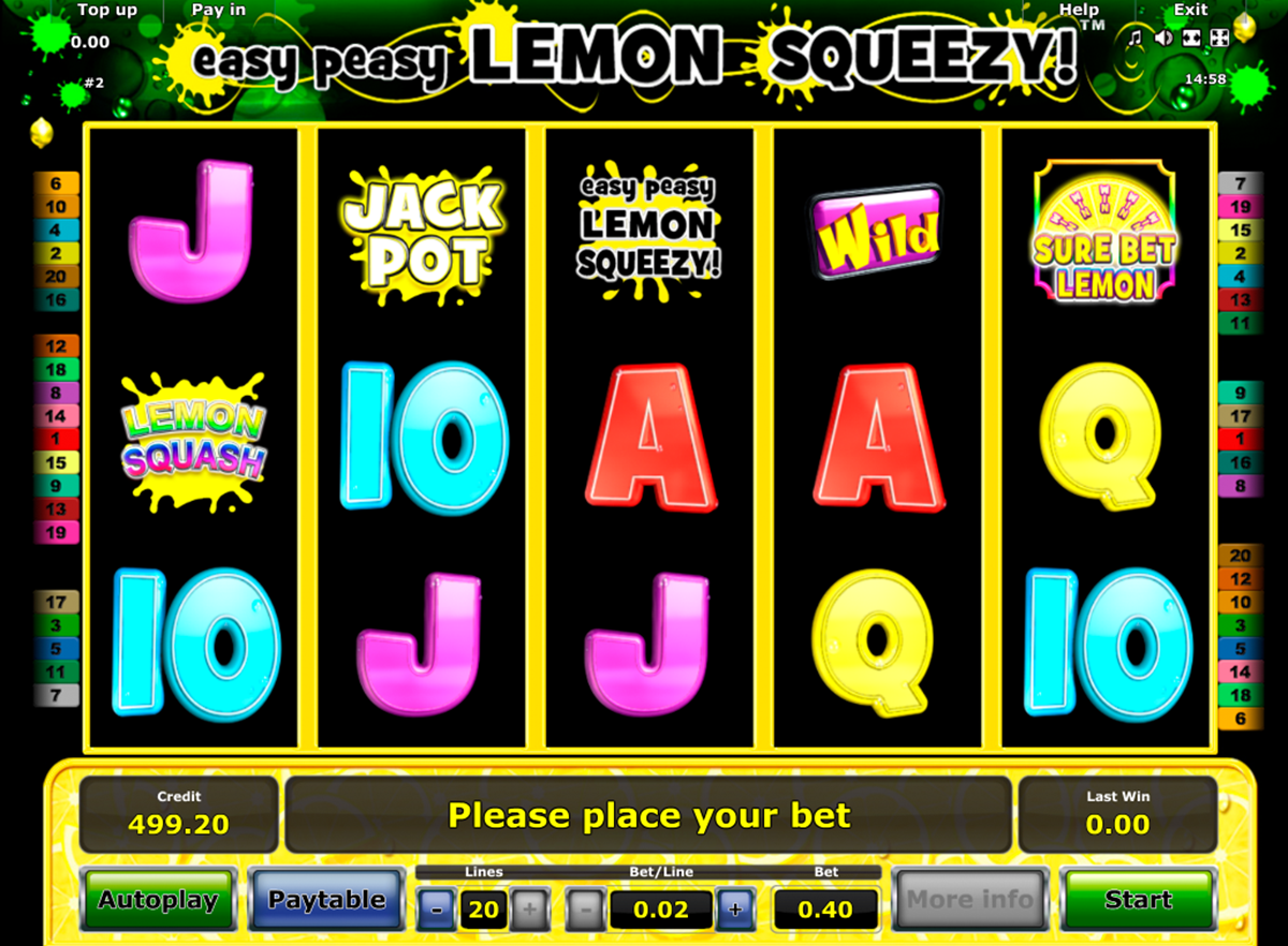easy peasy lemon squeezy novomatic online slots 