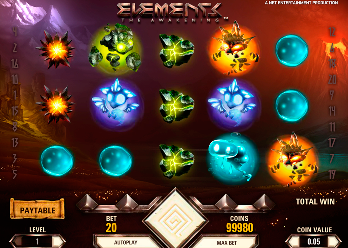 elements netent online slots 