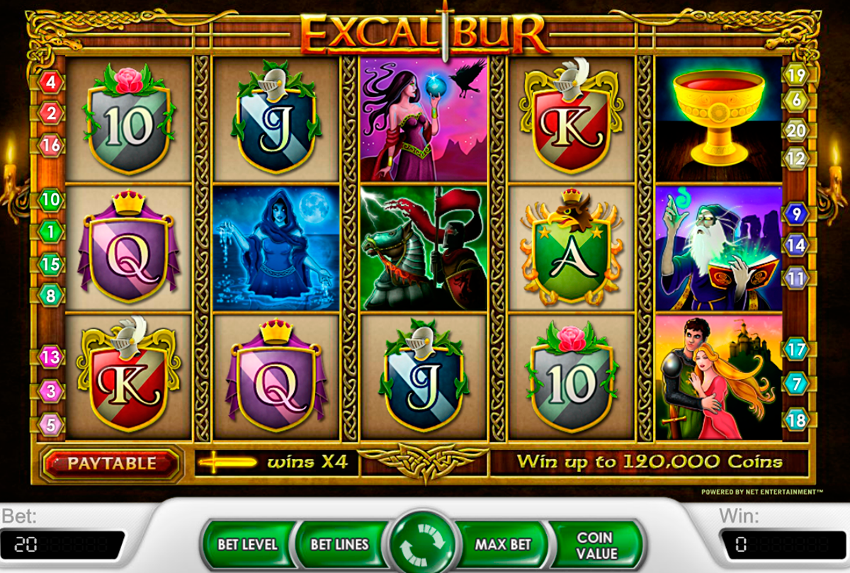 excalibur netent online slots 