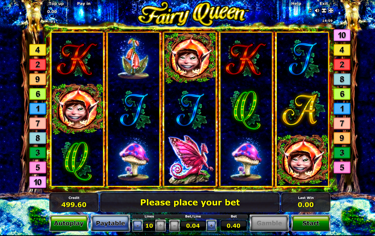 fairy queen novomatic online slots 