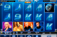 fantastic four 50 lines playtech online slots 