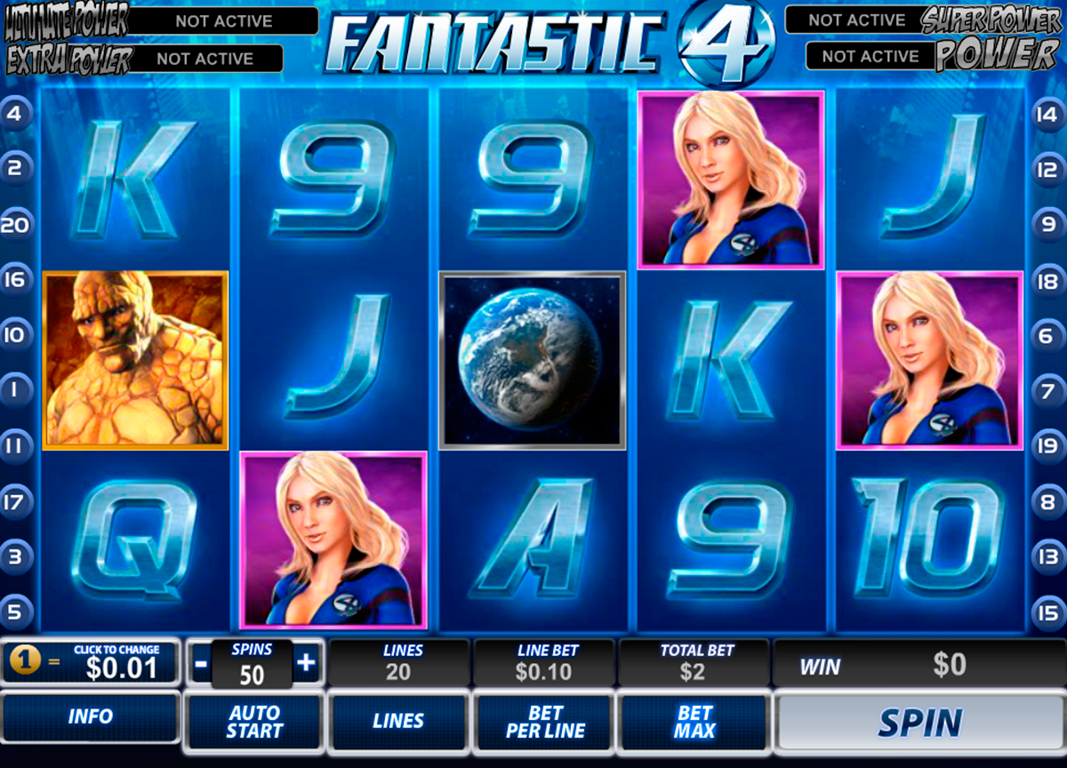 fantastic four playtech online slots 