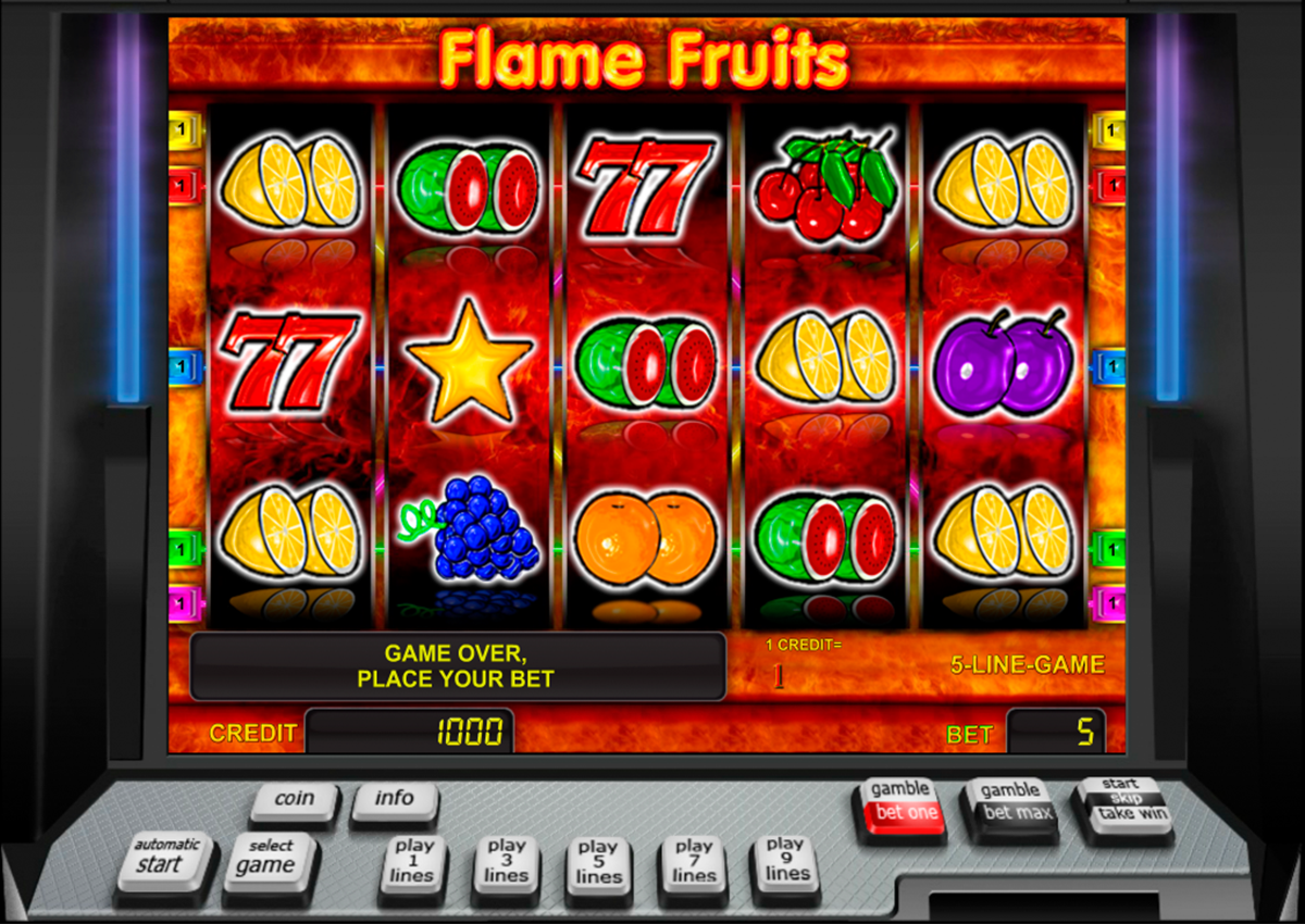 flame fruits novomatic online slots 
