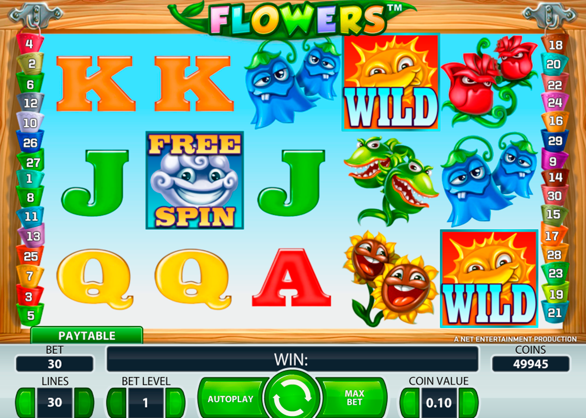 flowers netent online slots 