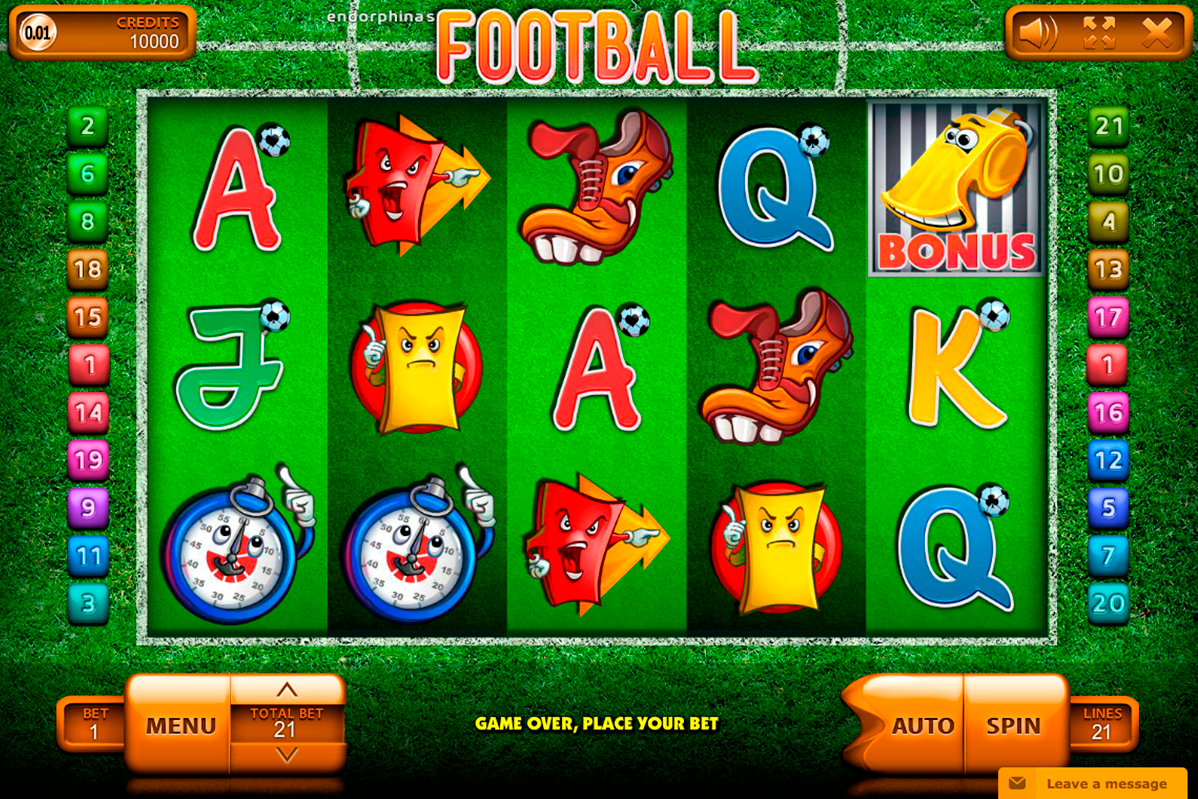 football endorphina online slots 