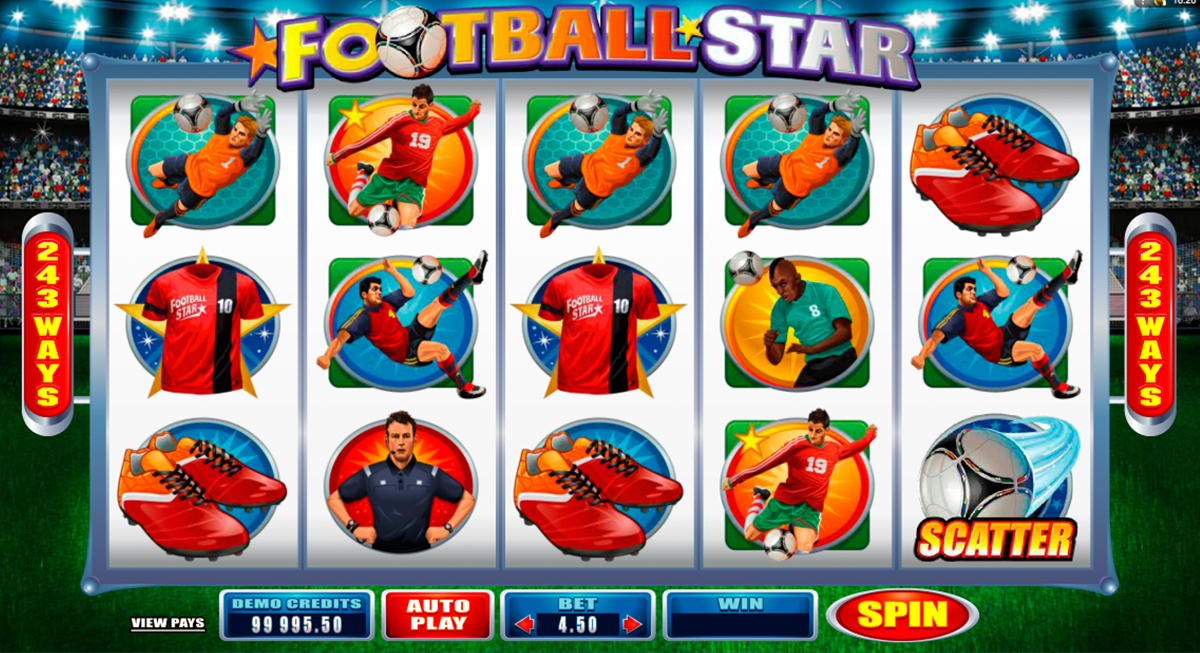 football star microgaming online slots 