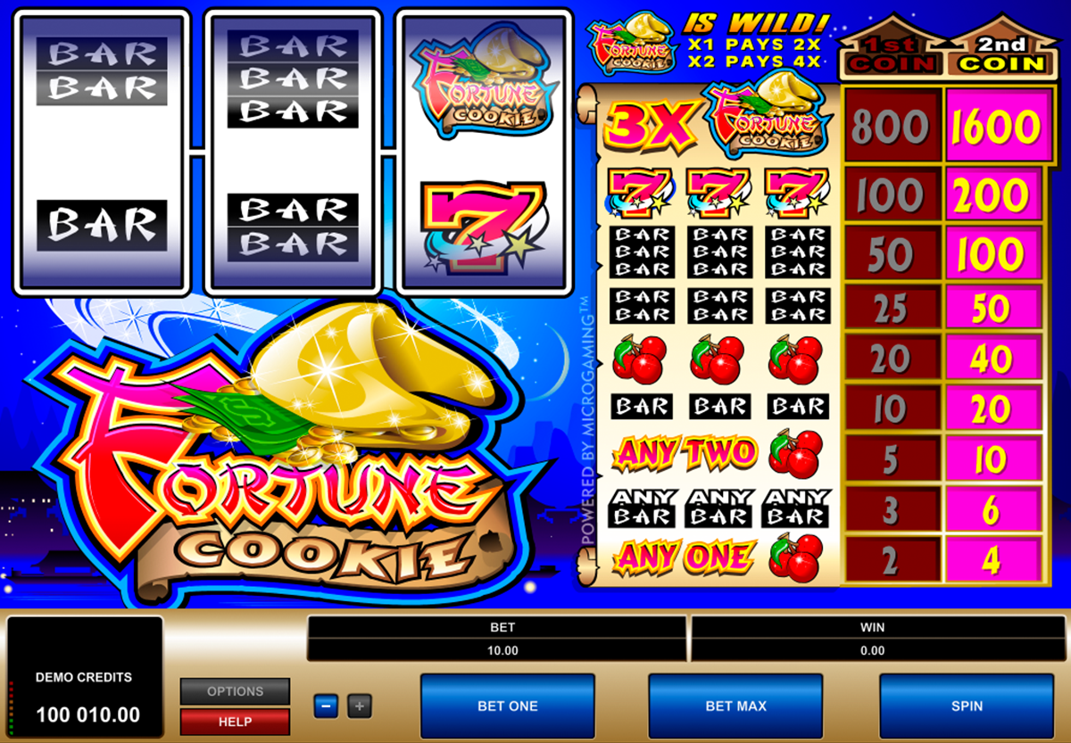 fortune cookie microgaming online slots 