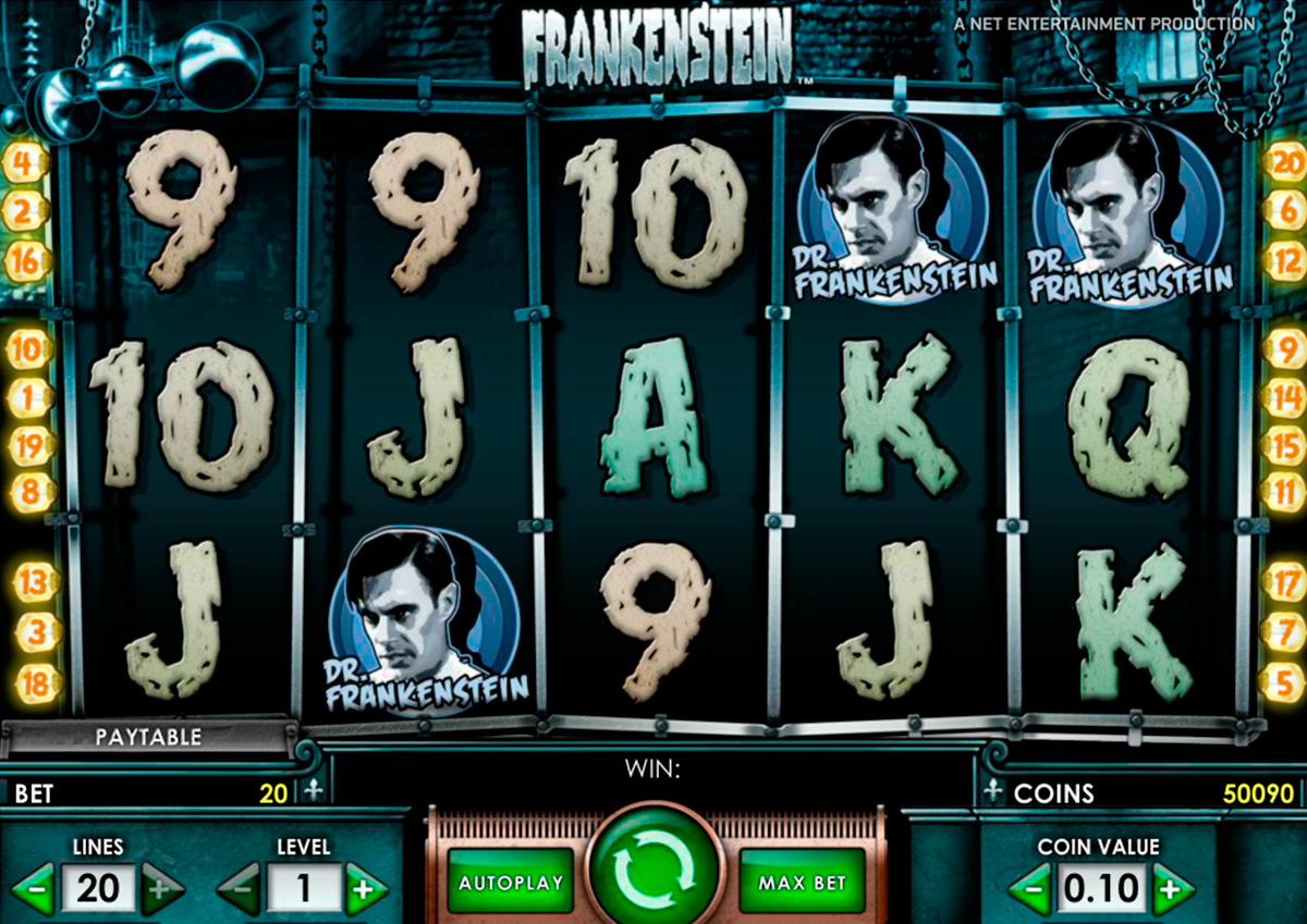 frankenstein netent online slots 